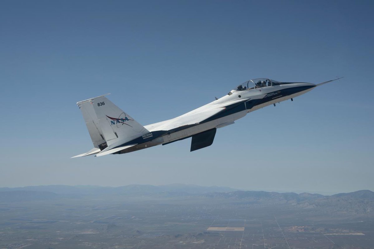 NASA's CATNLF laminar flow test on F-15B just nailed its first flight.. Jan 29, 75 mins, vertical 40-inch model under the belly.

Goal: tame crossflow instability on swept wings for more laminar flow, less drag. IR camera spotting the magic. Potential 10% fuel cut for big jets?