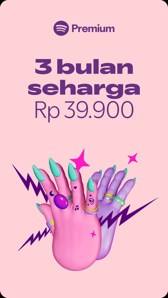 Hai, ayo dapetin 3 bulan Spotify Premium Standard cuma Rp 39,900 lewat link dariku. Buka sekarang.
open.spotify.com/referral/00398…