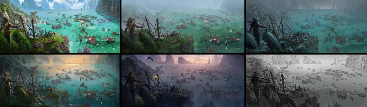 Water Village by  Nora Stoycheva - check Artist's profile on ; https://t.co/xEQetNwD3z 