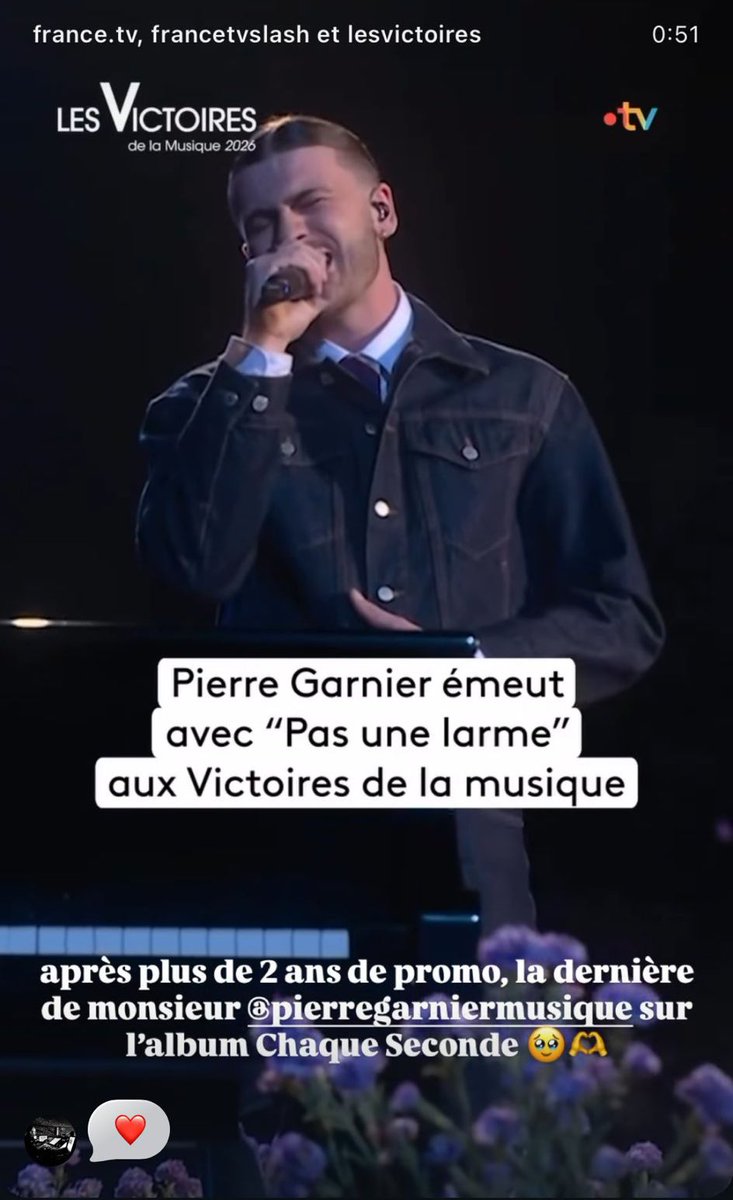 Hier soir a marqué la fin du livre « Chaque Seconde » et wow ça a été fait de la plus belle des manières avec une prestation incroyable mise en avant par un tableau magnifique et beaucoup d’émotions 🥹🤝Plus qu’à attendre la prochaine aventure quand il sera prêt 

#PierreGarnier