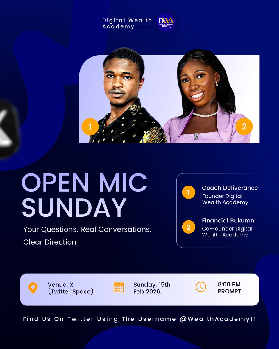 Happening this Sunday…

Your Questions.
Real Conversations. 
Clear Direction.
We are having an Open Mic Sunday 🎤
Ever felt stuck, confused, or unsure about your next move in business?

This Sunday, grab the mic, it’s yours.

Speak your mind.

Get real answers.

Real