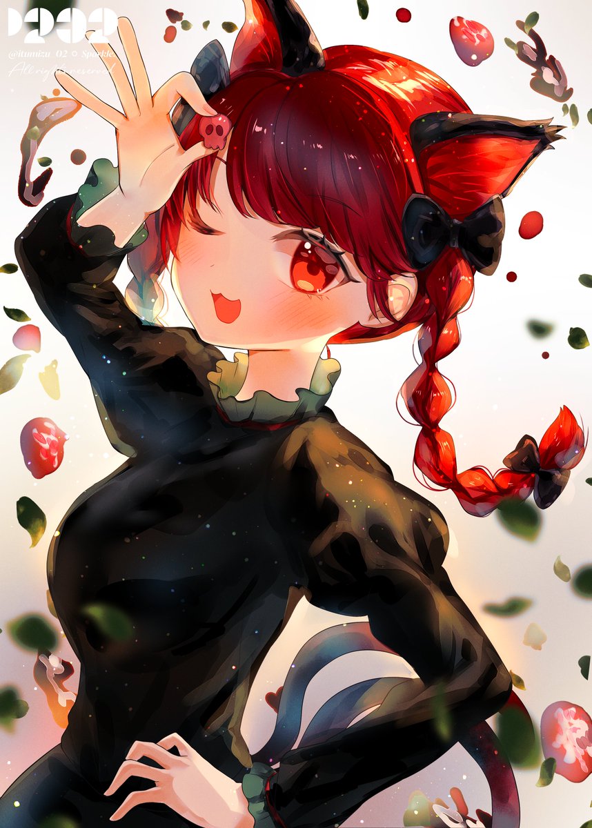 ハッピーバレンタイン！お燐ちゃん🍰🤎
#5面ボスシリーズ