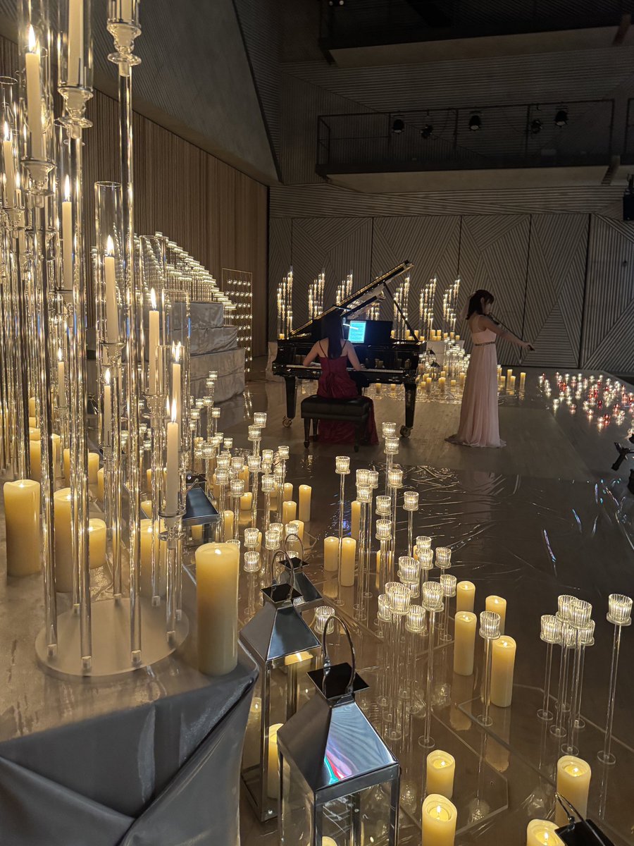 あかりと音楽。 今日は神戸で彩さんと、クラシックからポップス