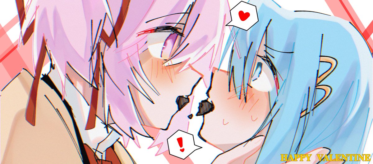 #まどマギ  #まどかマギカ 
- ̗̀🩷𝙷𝚊𝚙𝚙𝚢 𝚅𝚊𝚕𝚎𝚗𝚝𝚒𝚗𝚎🩵  ̖́-