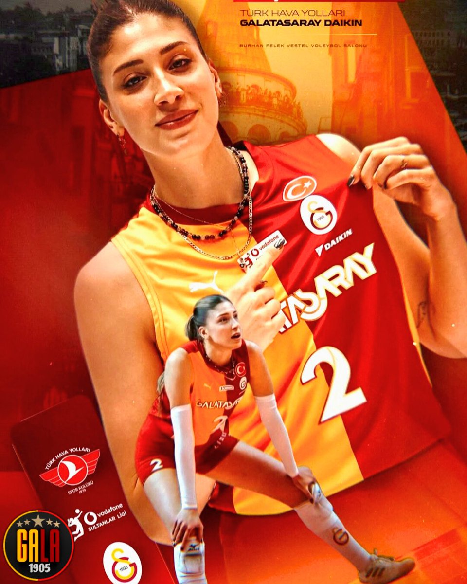 🦁 İlkin Aydın Paylaşımı 🏐🔥

#GalataSaray 💛❤️