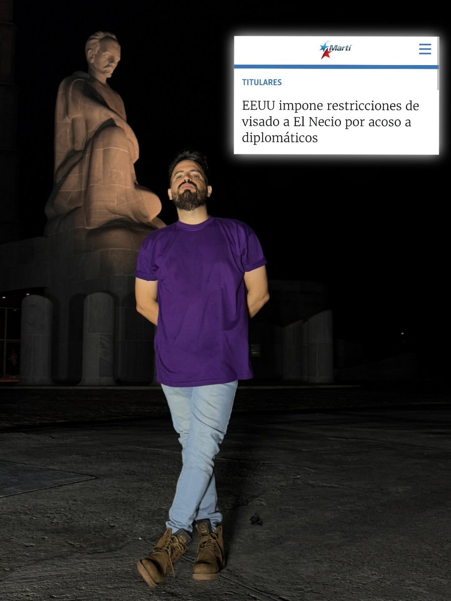 DECLARACIÓN #1 ✍️ Según medios de Miami, EEUU me impone una sanción por el ejercicio del periodismo. 

Soy un joven cubano común. Hace 5 años realizo mi trabajo a través de las redes sociales y colaboro con medios de prensa. No tengo vínculo laboral alguno con el gobierno cubano: