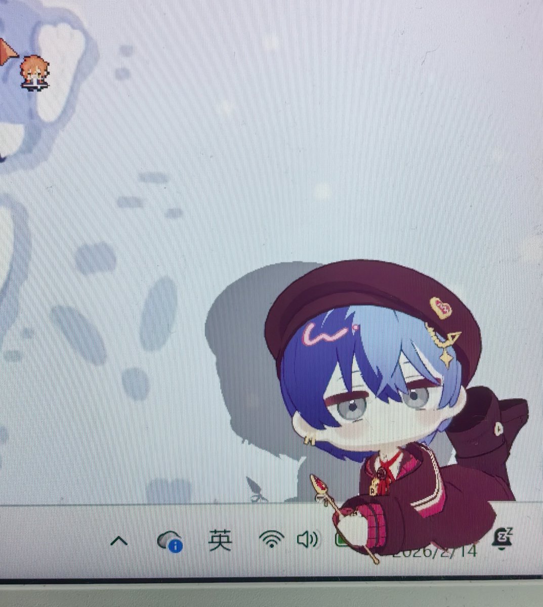 得到了b站上老师制作的情人节桌宠…可爱得令人心碎啊