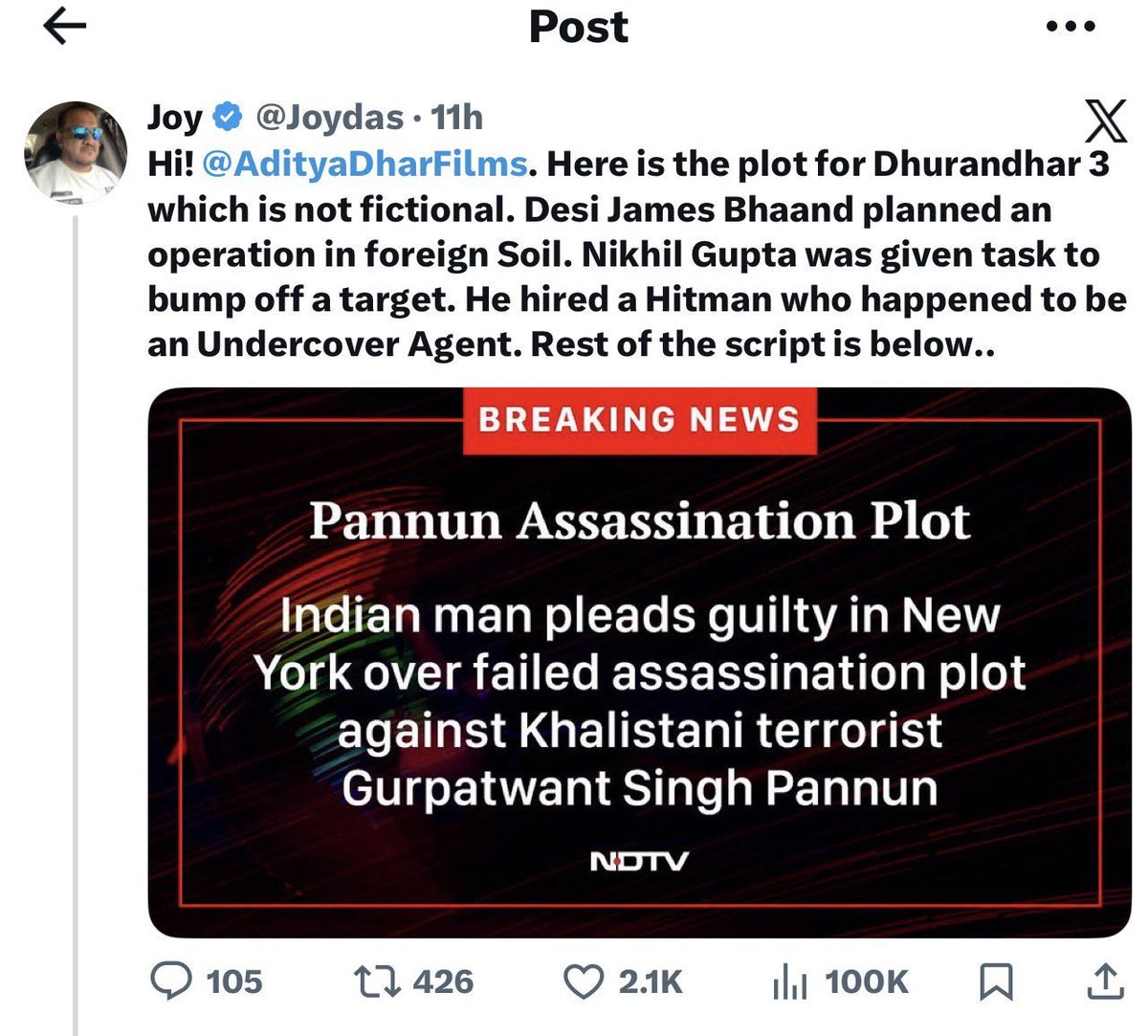 Have said it before &amp; I repeat. India is burdened with damaged people who want her to fail. Her biggest enemies lie within. 
And yet ,Ma Bharati protects &amp; sustains her rotten lot too. 
Exhibit A: