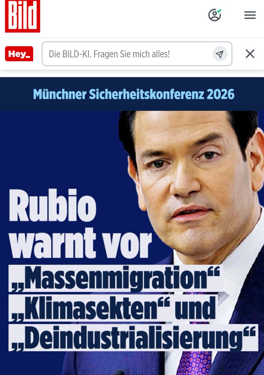 "Achtung, Reichelt!" auf der Bühne der MSC. Standing Ovations von exakt den Politikern, die all das seit Jahren nicht hören wollen.