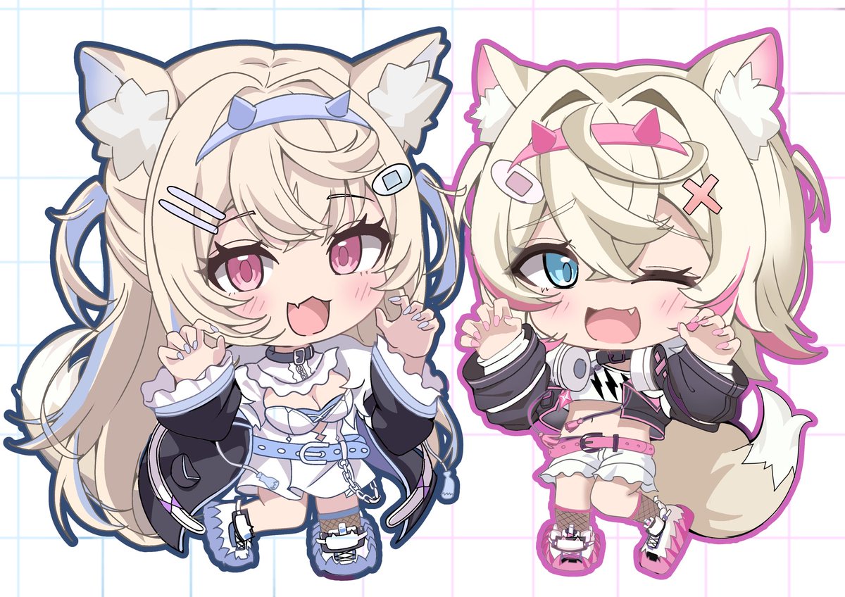 #FWMCpix  #イラスト
フワモコ描きました〜
BAUBAU！