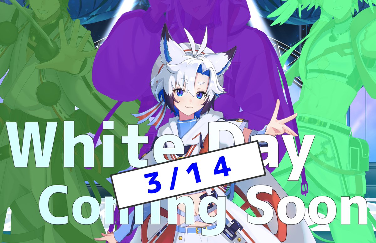 ご視聴ありがとうございました！！！！
コラボメンバーの皆さん、そのリスナーさんには大変お待たせしました！！
この曲を大人数でやりたい！！というモチベーションで突っ走ってきて
本日、発表することが出来て大満足です！！！
そして…バレンタインデーがあるということは…
勿論・・・Coming Soon