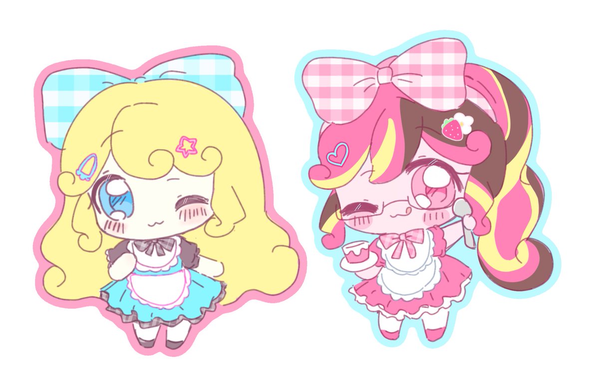 偷偷画了两块小蛋糕´༥`