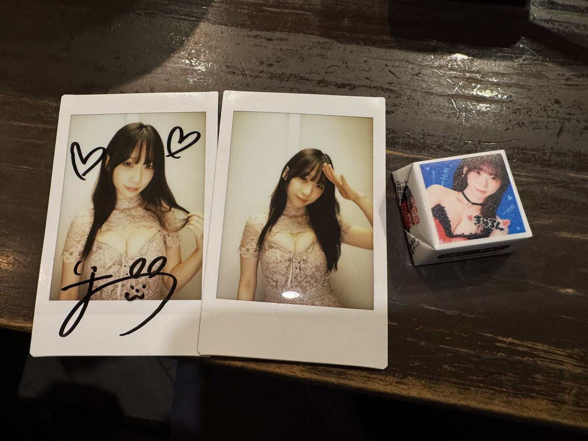 伊織もえさん 1部でチョコありがとうございました🍫😊 チェキも1/2で