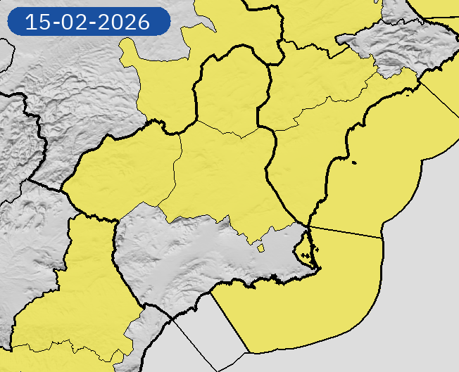 14/02 11:06 AVISOS HOY Y MAÑANA | Región de Murcia: vientos y costeros. Nivel máximo de aviso: naranja.
Actualizaciones en aemet.es/es/eltiempo/pr…