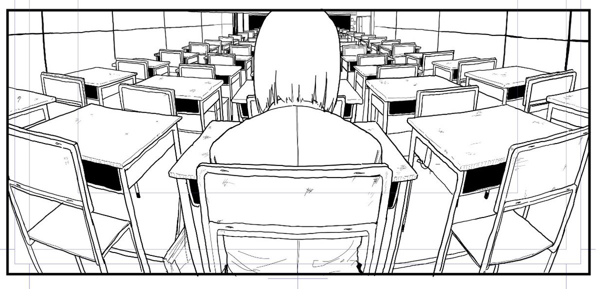 めっちゃ机描いた 