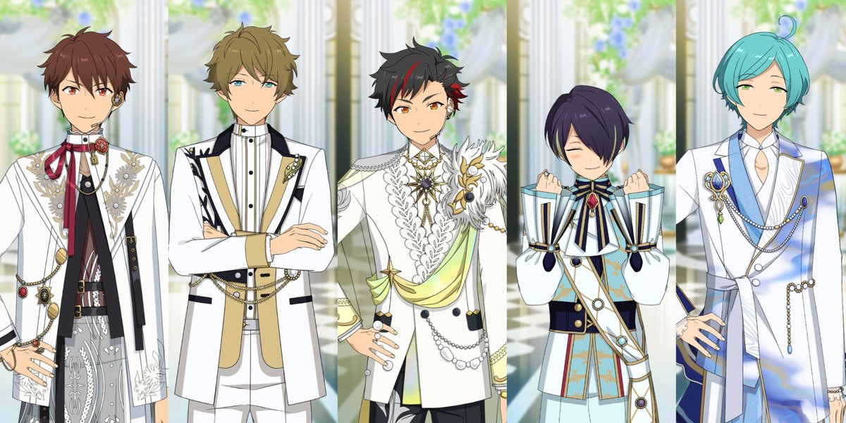 ねんがんの5人揃って白色隊！踊る姿が見たい……！