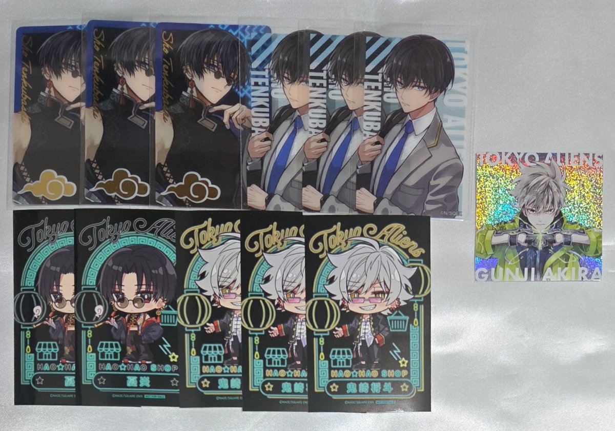 交換】東京エイリアンズ 東エリ ハオハオショップ クリアカード 特典