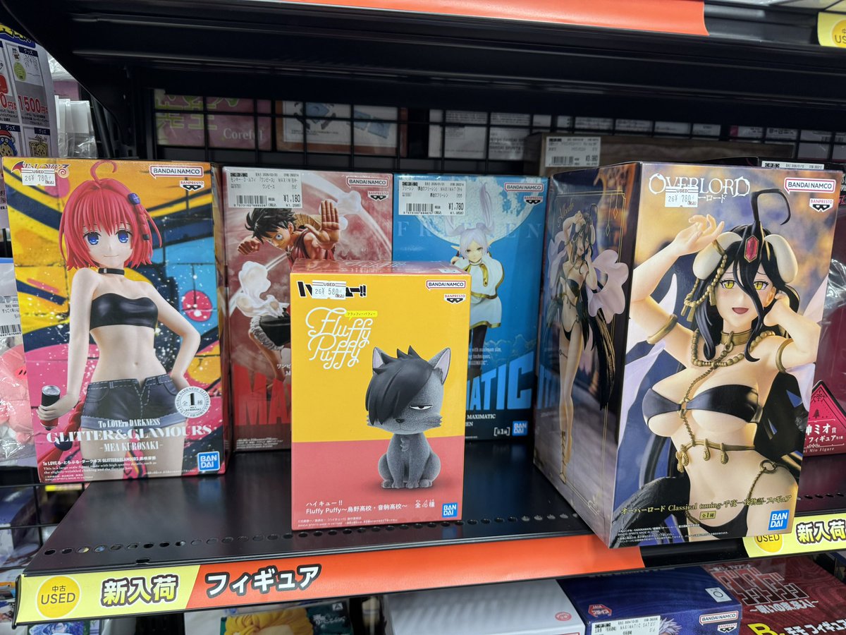 中古ホフィギュア商品入荷しましたー‼️ #オーバーロード #ハイキュー