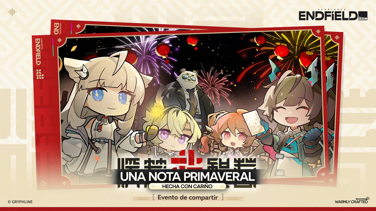 AKEndfieldES's tweet image. Bendiciones primaverales

Una canción de júbilo, un tributo a la primavera.
Ya están disponibles los eventos de [Bendiciones primaverales]. ¡Participa para ganar recompensas, que incluyen [oroberilios], [bollo del Festival de Primavera] y [Concentrado de Cordura de emergencia]!…