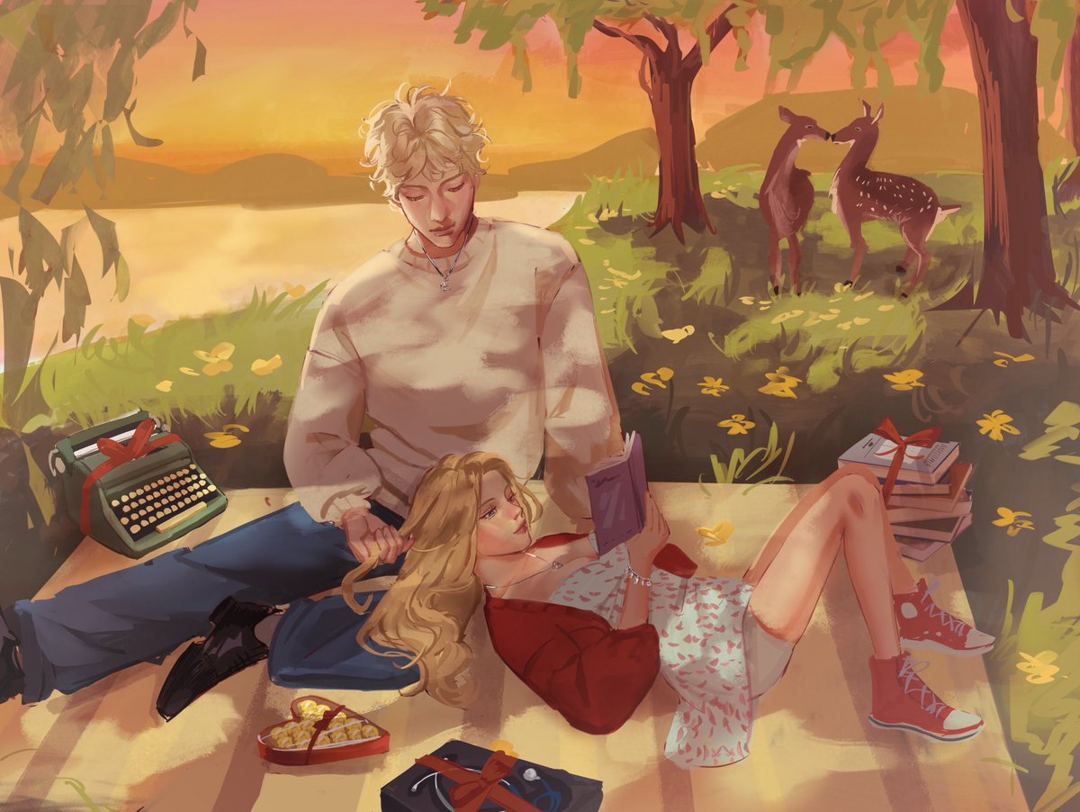 ArilvsEmm's tweet image. “There wasn’t another person on this planet I could give myself to like I had given myself to her. She could do whatever she wanted to me, and I would lie down and take it.
Because I was stuck on her like glue.”

Happy Valentine's Day Liz and Hugh!

🎨: @/brielaelaa comm by me