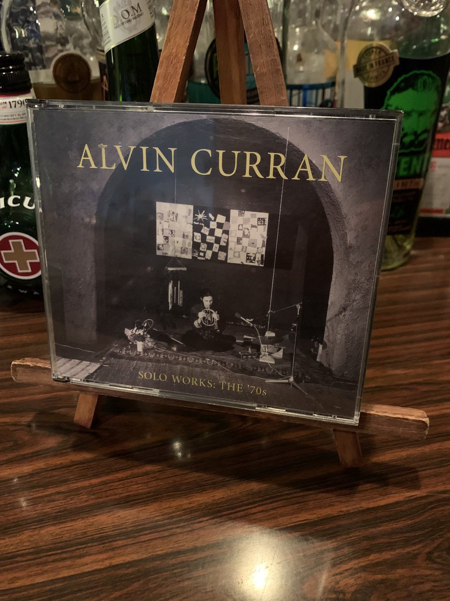 2026.02.14 scivias open.
Alvin Curran 『Solo Works:The '70s』
スキヴィアス今日はアルヴィン・カランの70年代の作品集からオープンです。夢見心地です。