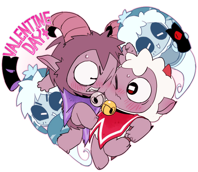 #cultofthelambfanart 
ゴトラムバレンタイン