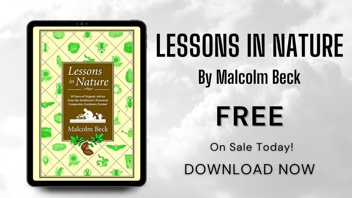Unearth the wisdom of nature in Malcolm Beck's 'Lessons in Nature'. Discover a world of sustainable farming and green thumbs! cravebooks.com/b-53256?refere… #NonFiction #Nature #GreenLiving