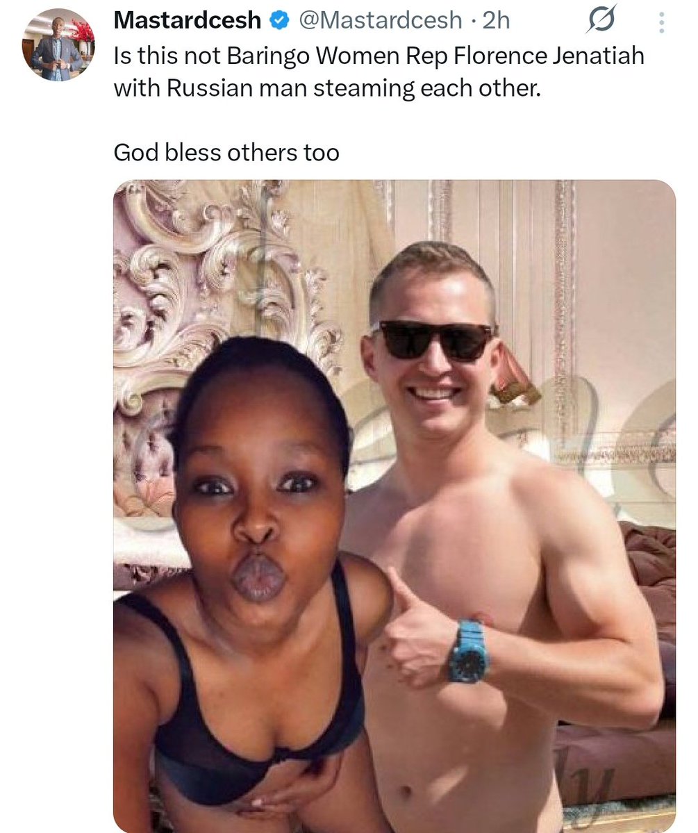 Baringo Women Rep - Florence jenatiah pia akona full episode yake kwa Russian Guy

Imekaa mbaya Zaidi