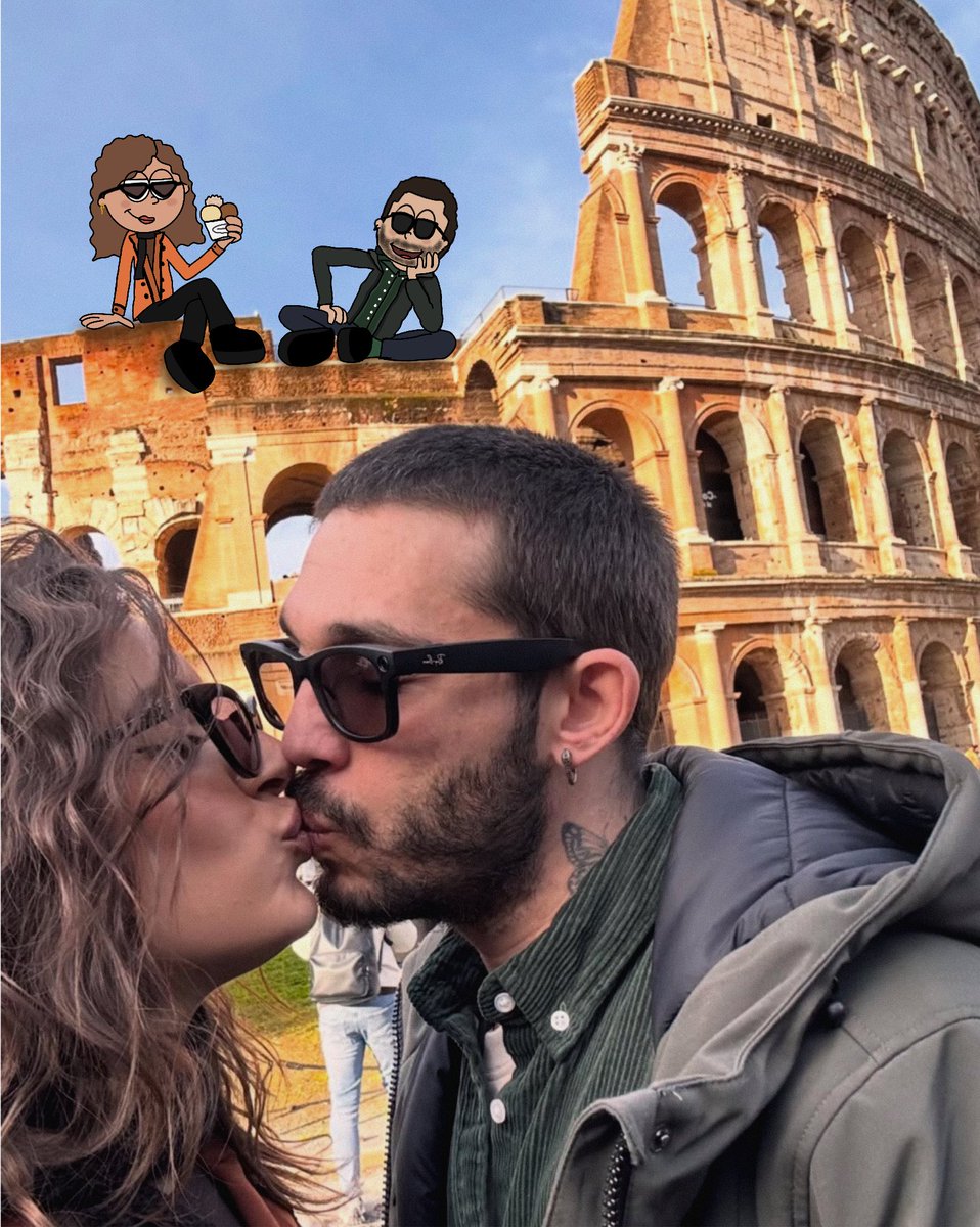 subliminayy's tweet photo. buen día por romaaa 🍝💞⛲️🍕💘💐🍨 @anaguerra ana y victor mcguire !!! oskm https://t.co/QK1LoUZjF3