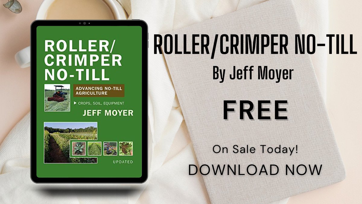 Navigate through the no-till agricultural world with Jeff Moyer's Roller/Crimper No-Till. Get it now: cravebooks.com/b-52976?refere… #FarmingBooks #NonFiction