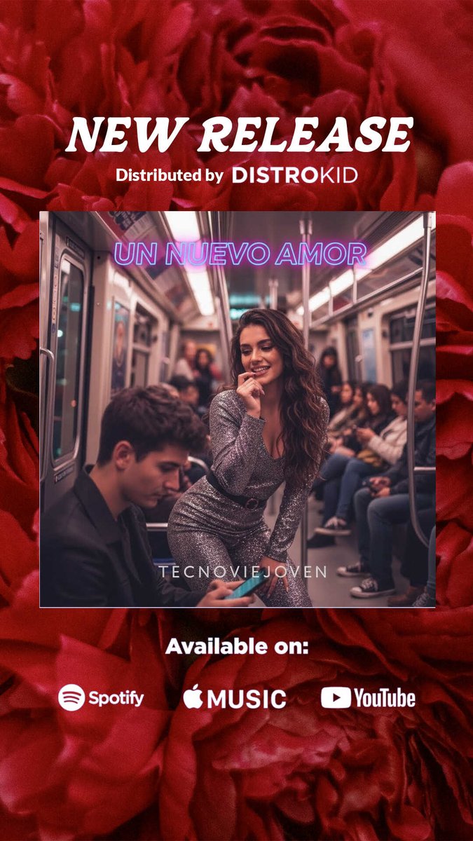 TecnoVieJoven's tweet photo. 🎶 Hoy 14F lanzo mi nuevo dance-pop sobre la búsqueda de un amor especial 💫✨ inspirado en la vibra de baile y conexión que artistas como Bad Bunny llevan al mundo 🌍🔥🚀 ¡Prepárate para sentirlo en cada playlist! 💘🎧 https://t.co/eWbstvPefN #NewMusic #SanValentín #Pop #Spotify https://t.co/M2dyHCK1EQ
