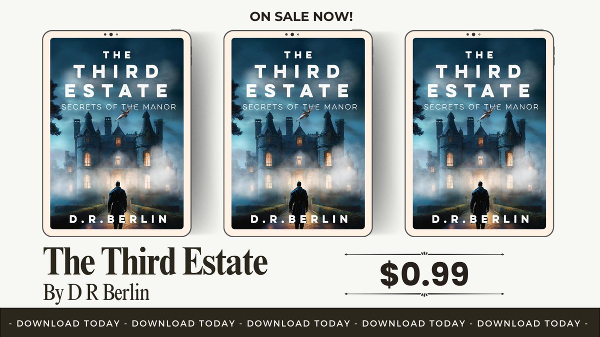 A secret network, an estranged father, and a lot of danger. Get hooked to The Third Estate: Secrets of the Manor now. cravebooks.com/b-59547?refere… #Thrillers #SuspenseNovel