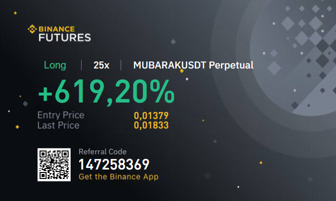 $MUBARAK BOOM!

I shared this in my VIP group,and today we've made 6x profit.

People need to understand that gambling with your money isn't smart. Follow my journey and build real wealth instead.

DMs are open join now.

$BTC $ETH $XRP $HBAR $FET $PEPE $VANRY $COAI $TAKE $SPACE