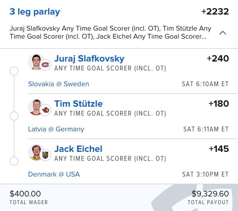 Men’s Olympic Hockey Lotto

$400 → $9,329.60 loading…
