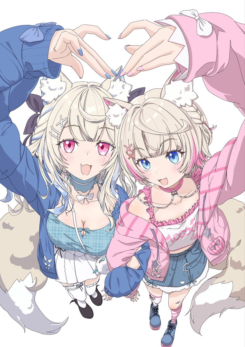 ハッピーバレンタインデー！
ＢＡＵＢＡＵ！！
(ΦωΦ)
#FUWAMOCO
#holoAdvent
#FWMCpix
#イラスト