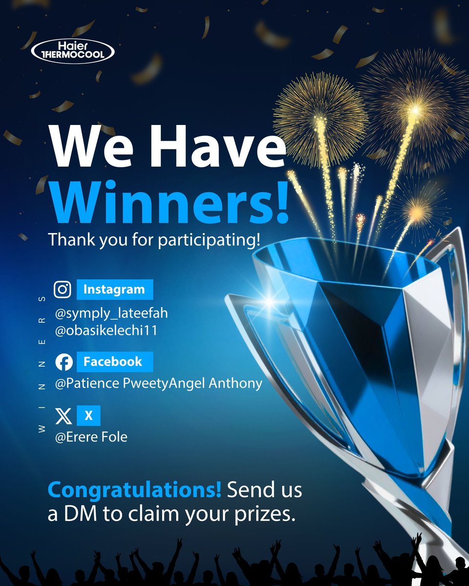 Thank you <a href="/ThermocoolNGN/">Thermocool Nigeria</a> ❤️💃