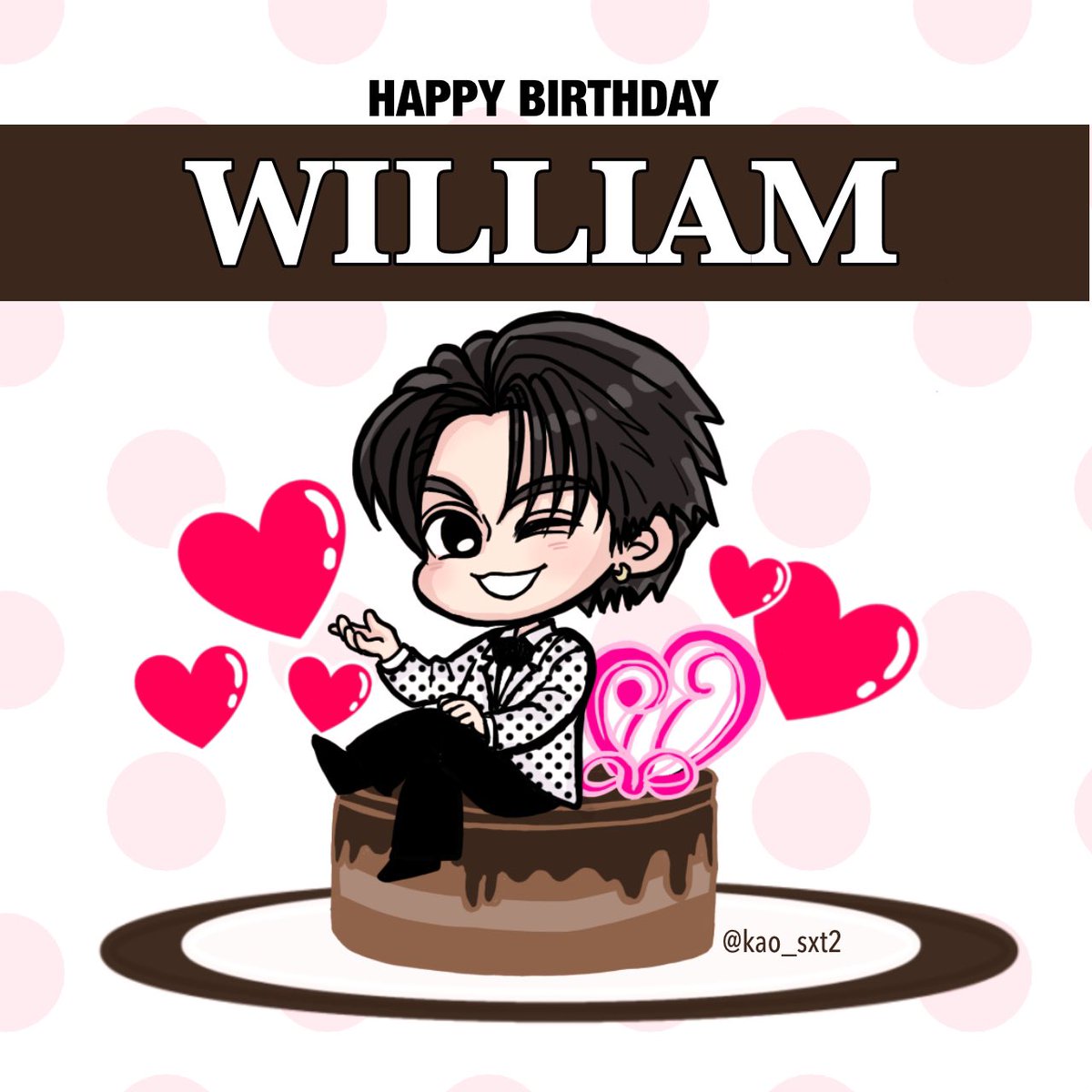 Williamくん21歳のお誕生日おめでとうございます🎂✨🎉

Happy Birthday❤️
Wishing you health, happiness, and endless smiles always.