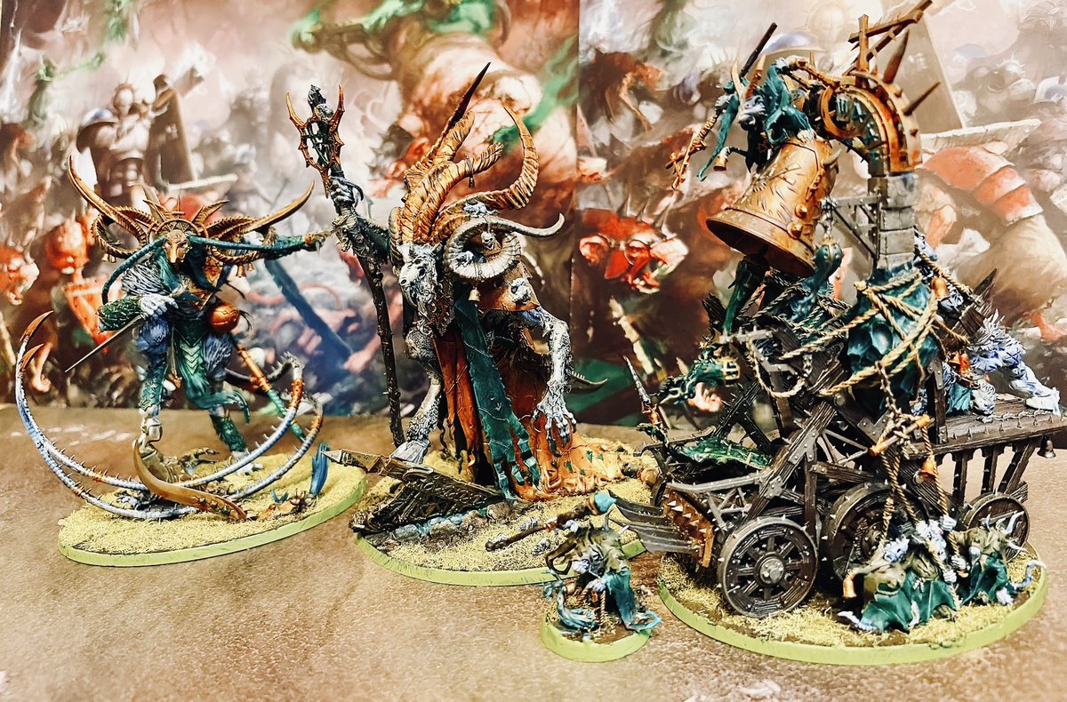 AGE_OF_SAGA's tweet photo. スケイヴンの3体を集合させてパシャリ。
#warhammer
#AoS
#ウォーハンマー https://t.co/j9uGfVkJol