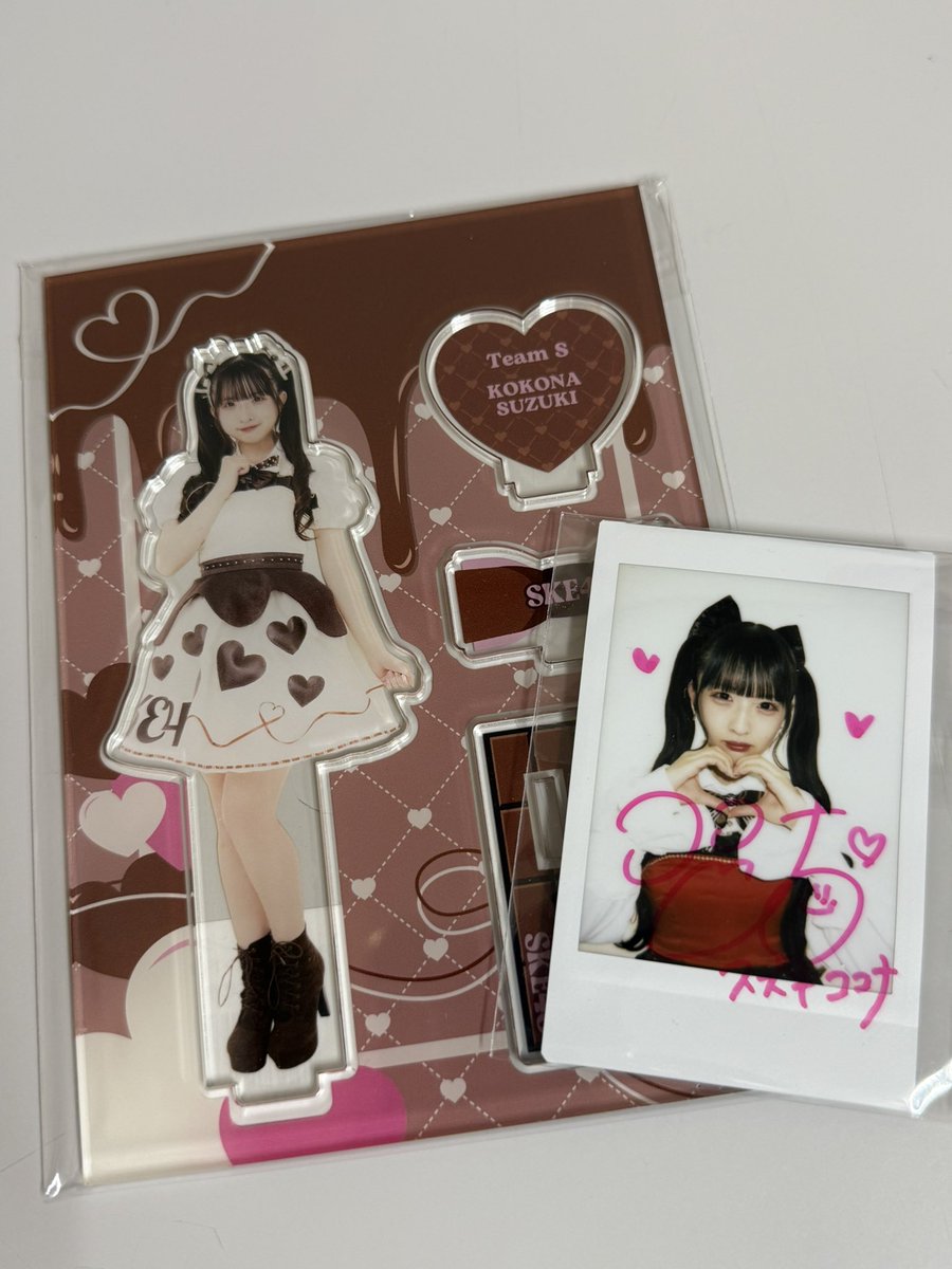 バレンタインに届くなんて SKE48ショップさん 素敵です！！ 特典として