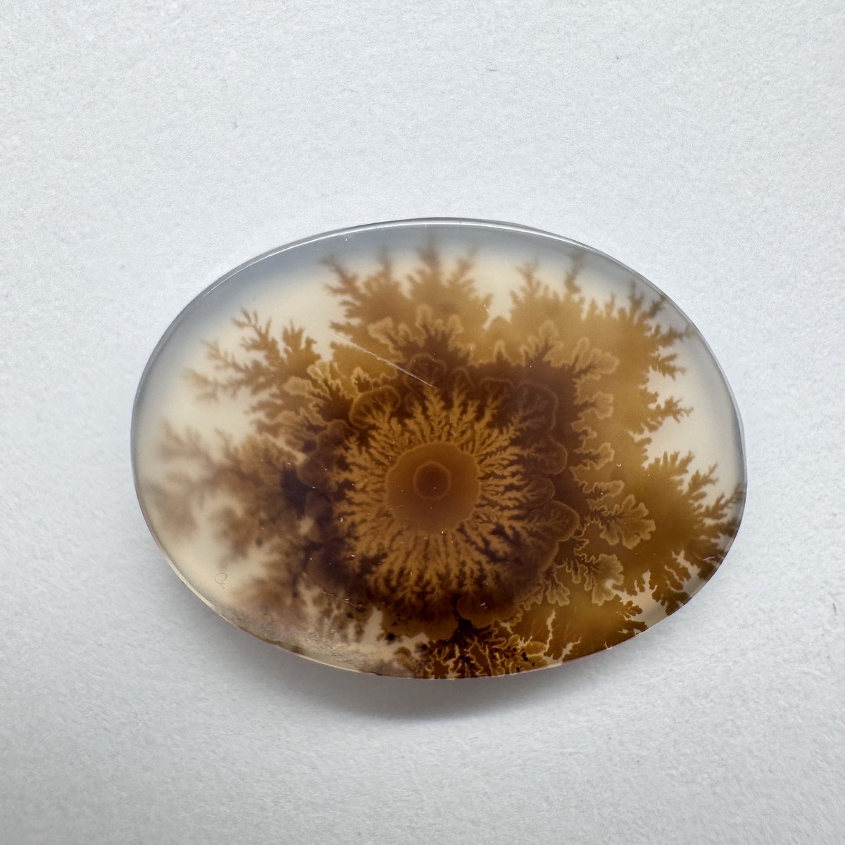 曼荼羅模様のデンドリティックアゲート