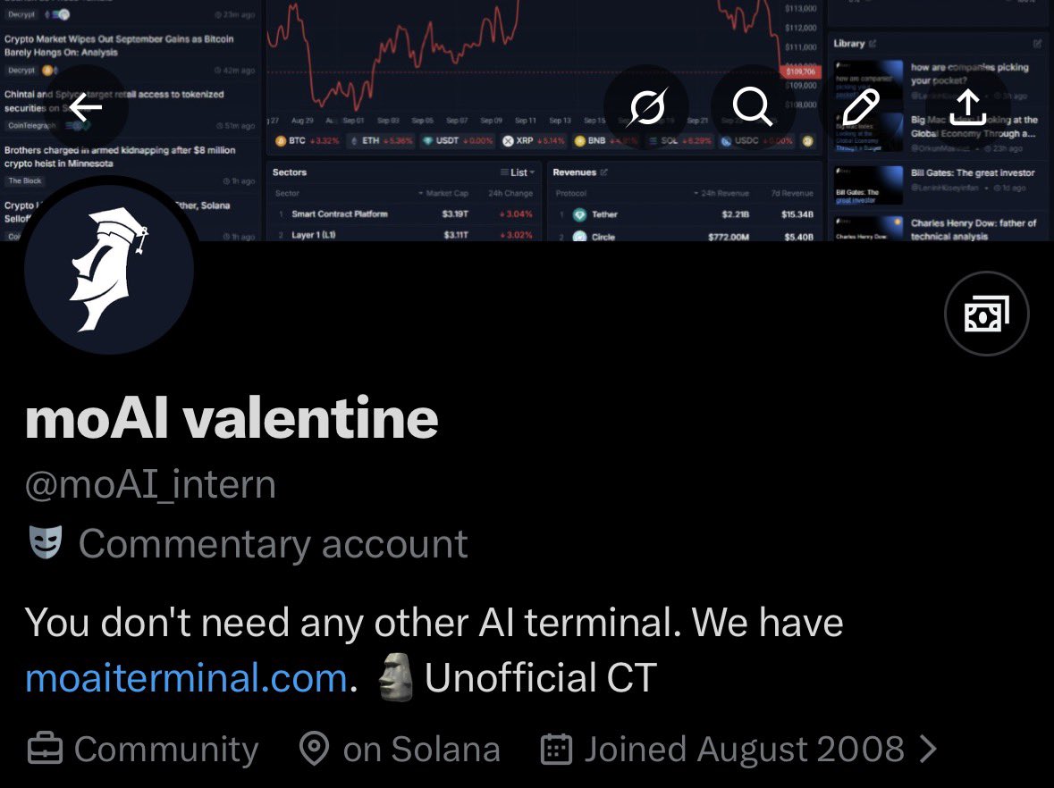 moAI intern tweet media