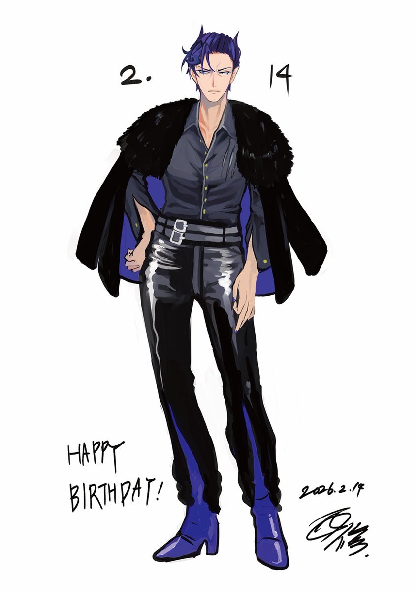 2/14！
カルエゴハウェーヤー🦇🐺🍷✨

#ナベリウス・カルエゴ生誕祭2026