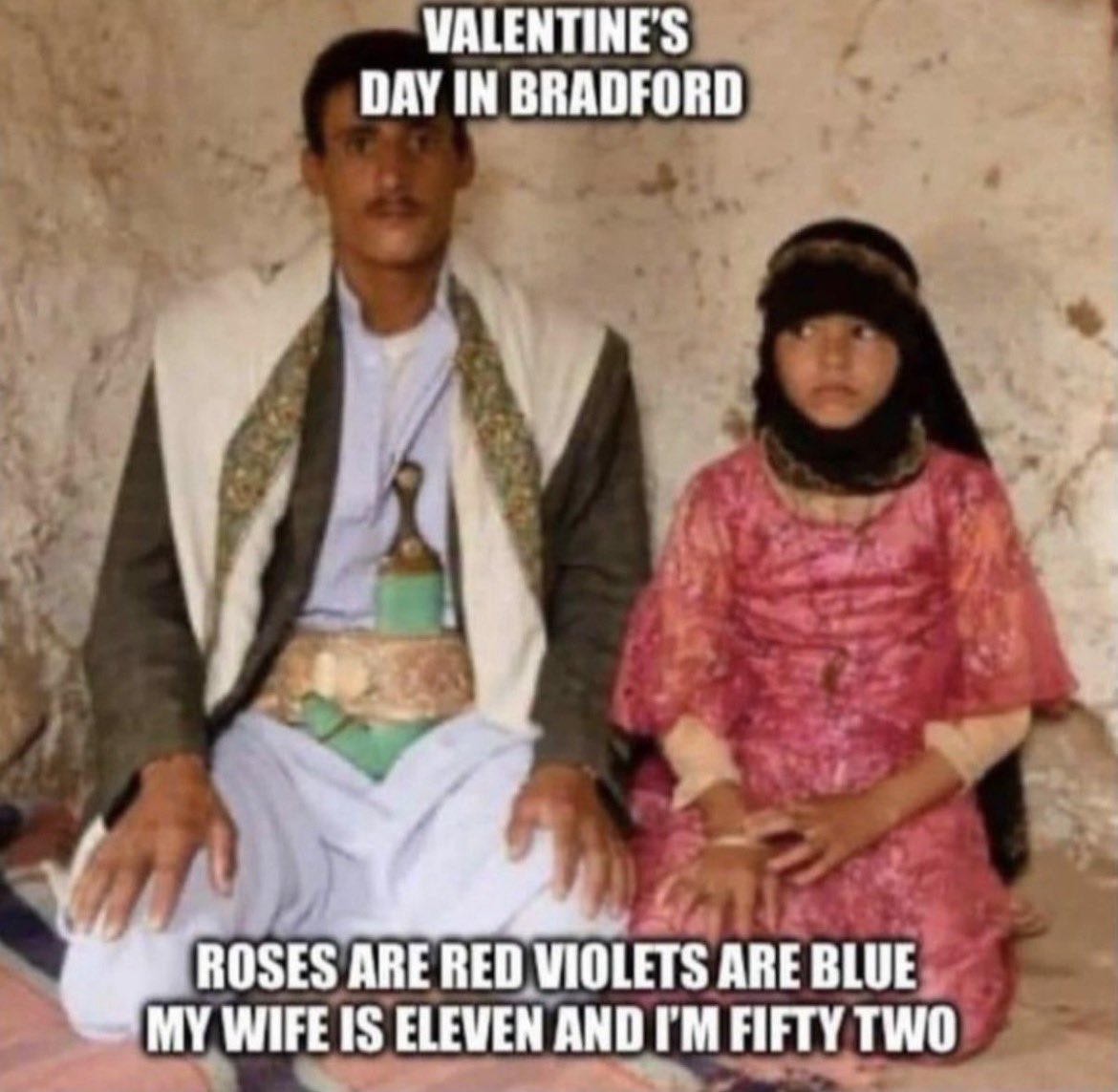 Awww, happy Valentines Day to all Mohammeds and Aisha’s everywhere……
Don’t forget the goats also….🐐❤️