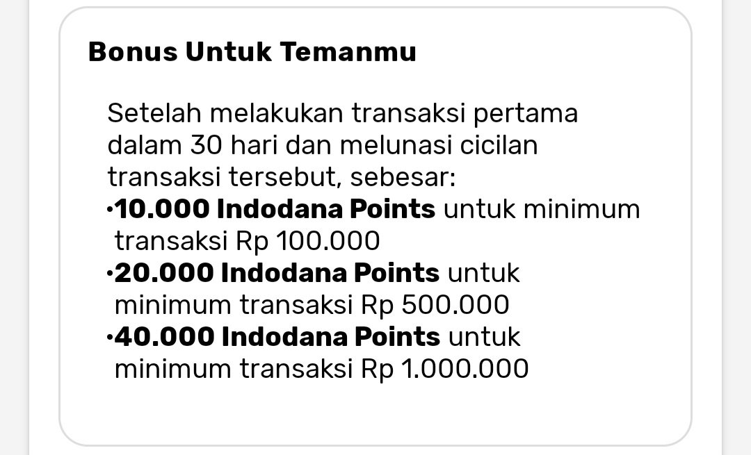 mitrabcde's tweet photo. Kode/Code referral Indodana : 788QKWBQ https://t.co/TJHGXgLdey