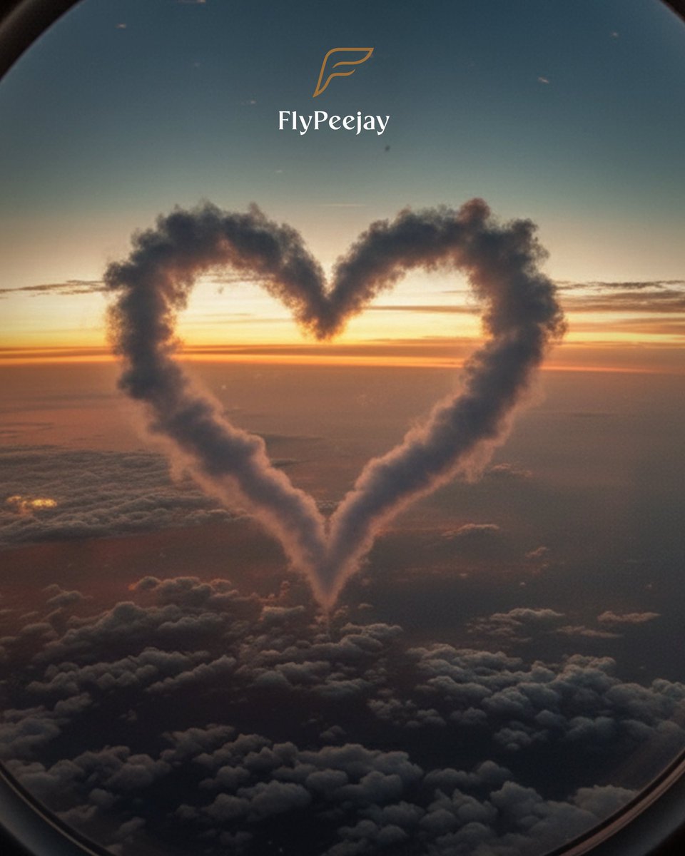 flypeejay's tweet photo. Love at 40,000 feet. โค๏ธโ๏ธ
Happy Valentineโs Day.
https://t.co/ScL82xYryb
#flypeejay #privateaviation #privatejetnigeria https://t.co/dQPqVprPMV