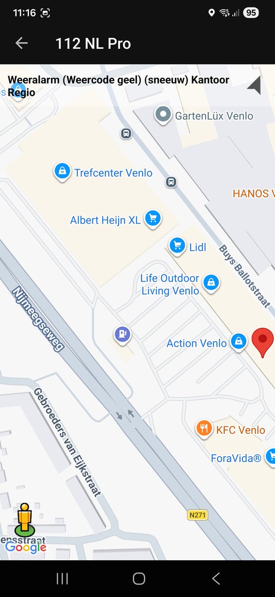 Weeralarm sneeuw in Venlo: inzet brandweer