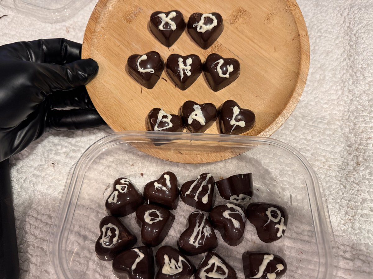 Made some chocolates for you 😎