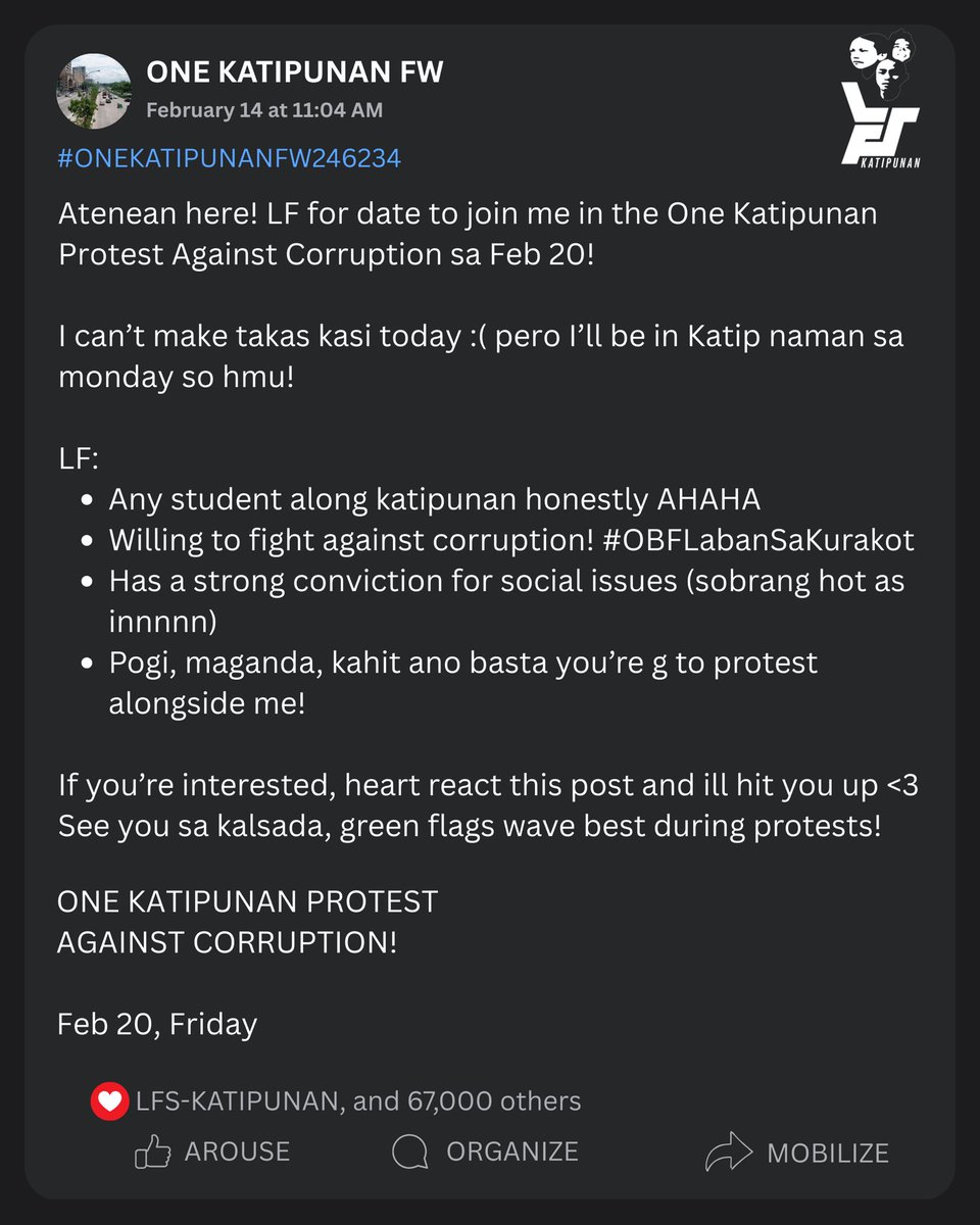League of Filipino Students - Katipunan tweet media