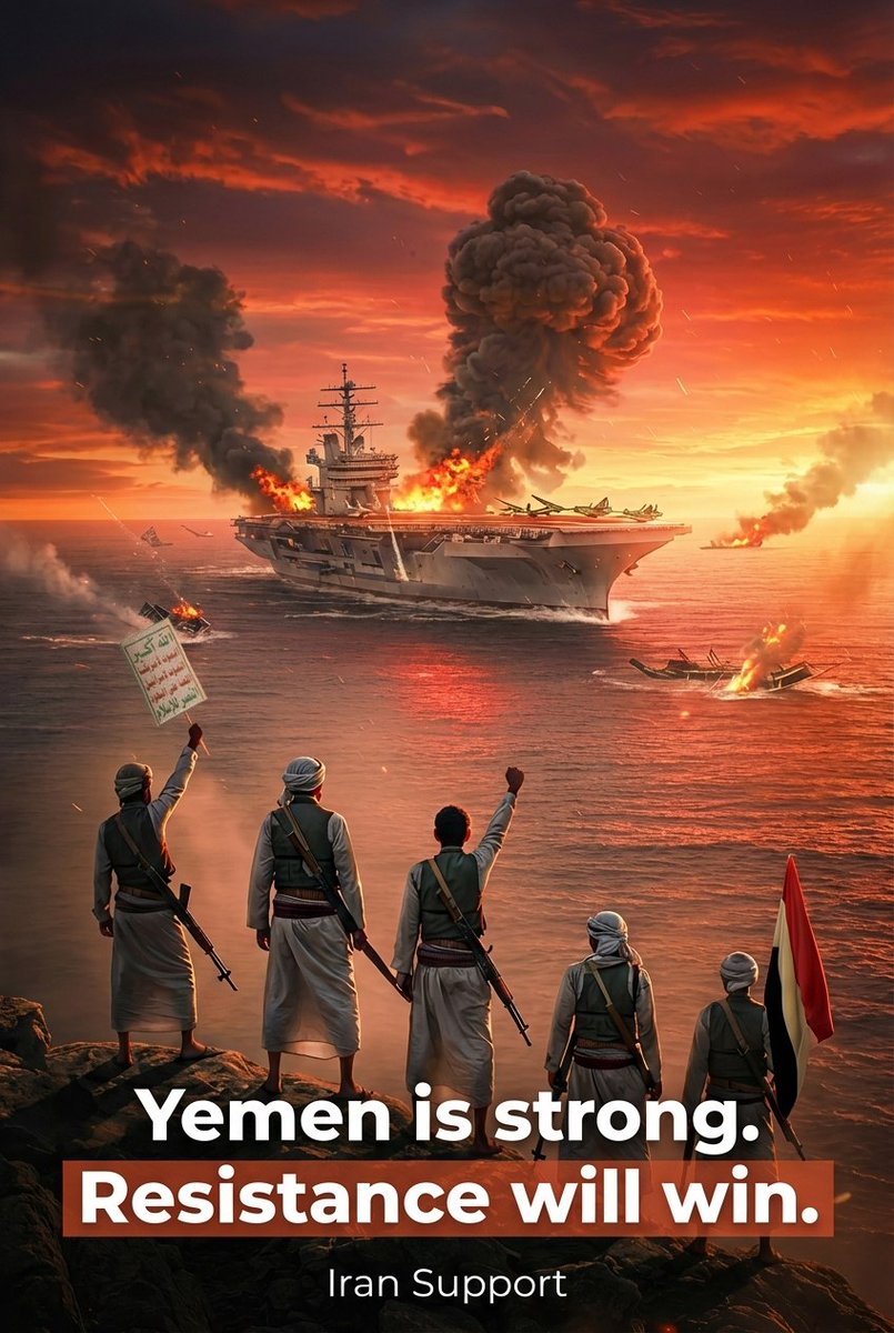 Yemen is strong 🇾🇪
Resistance will win.