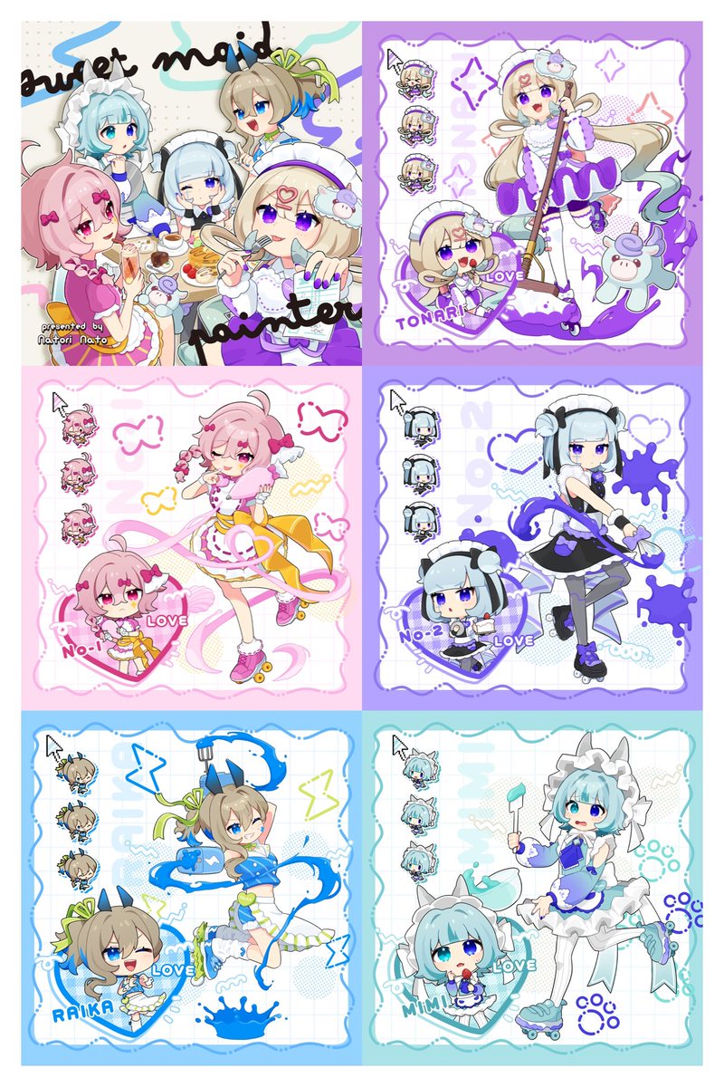 《 お品書き続き 》
🌟イラスト本サンプル🌟
それぞれオリジナルキャラクターの紹介などを含む、ポップでかわいいイラスト本です!
#COMITIA155 #コミティア155